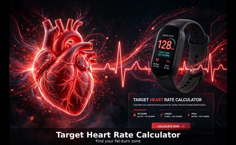 Horizontal bar chart of Karvonen training zones for age 30 with resting heart rate 60: zone 1 at 125 bpm up to zone 5 at 171 bpm